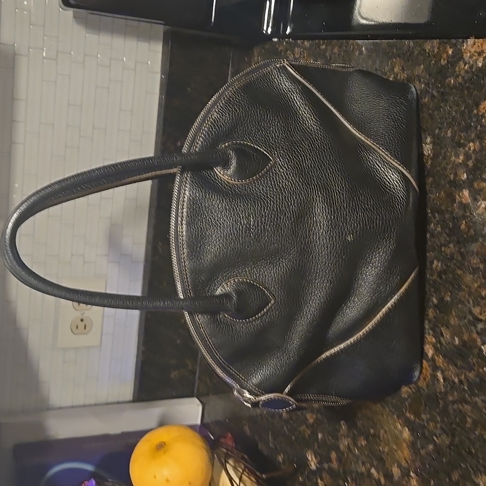 Hide Your Flask Furla Satchel Euc Furla Name Embo… - image 2